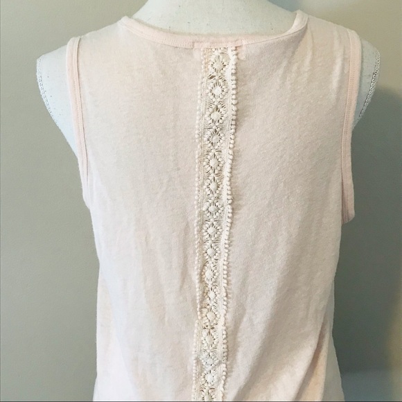 GAP Linen Blend Lace Detail Tank - Picture 4 of 6